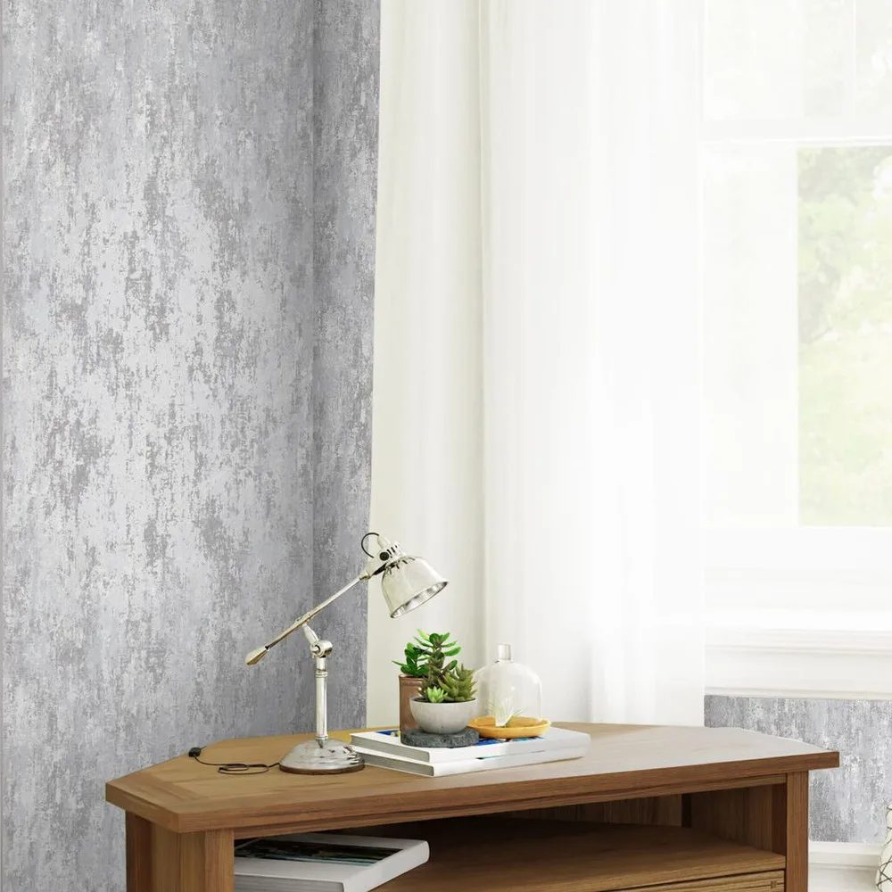 Whinfell Silver Wallpaper roomset