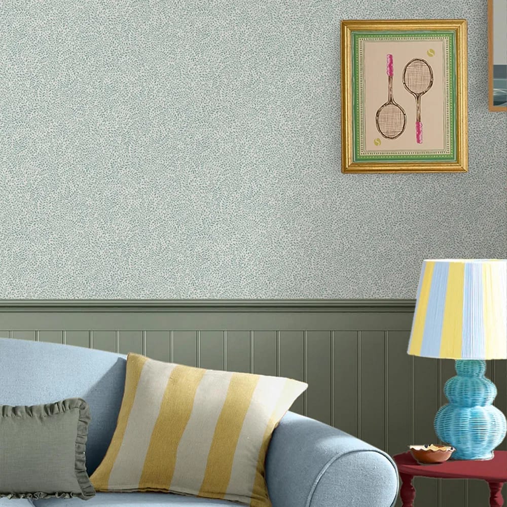 Willow Leaf Wallpaper roomset