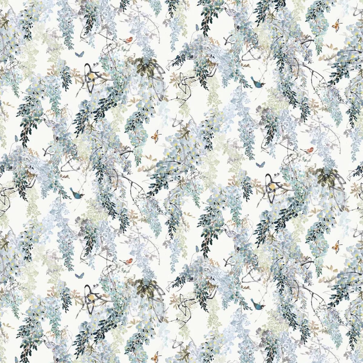 Wisteria Falls Wallpaper roomset