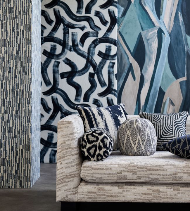 Clarke & Clarke Malevich Noir Wallpaper